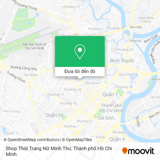 Bản đồ Shop Thời Trang Nữ Minh Thư