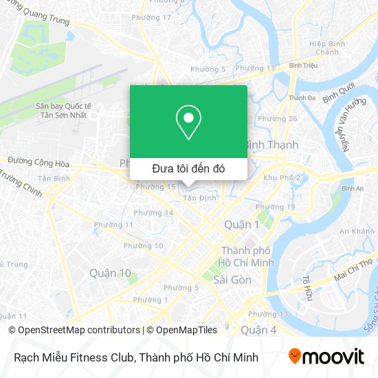 Bản đồ Rạch Miễu Fitness Club