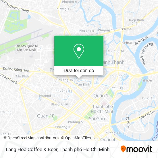 Bản đồ Làng Hoa Coffee & Beer