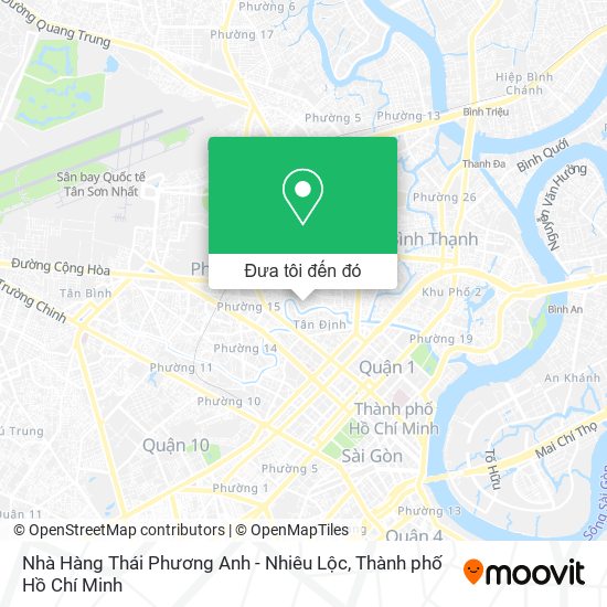 Bản đồ Nhà Hàng Thái Phương Anh - Nhiêu Lộc
