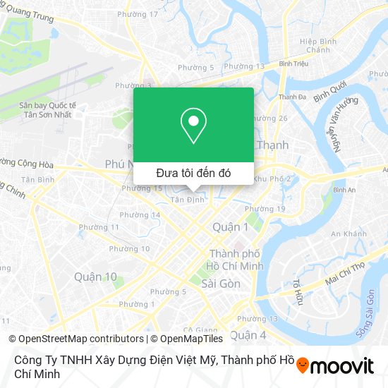 Bản đồ Công Ty TNHH Xây Dựng Điện Việt Mỹ