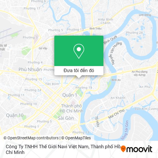 Bản đồ Công Ty TNHH Thế Giới Navi Việt Nam