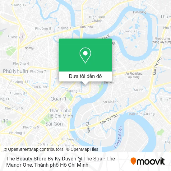 Bản đồ The Beauty Store By Ky Duyen @ The Spa - The Manor One