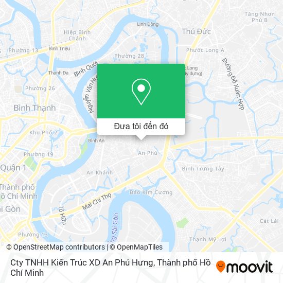 Bản đồ Cty TNHH Kiến Trúc XD An Phú Hưng