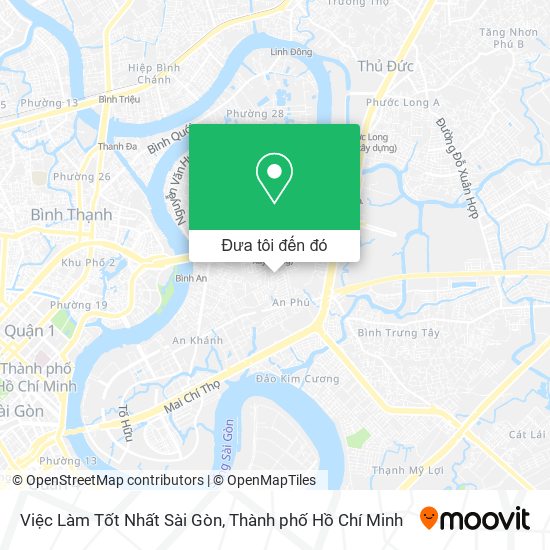 Bản đồ Việc Làm Tốt Nhất Sài Gòn