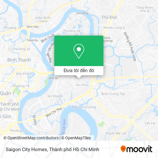 Bản đồ Saigon City Homes