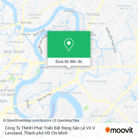 Bản đồ Công Ty TNHH Phát Triển Bất Động Sản Lê Võ V Levoland