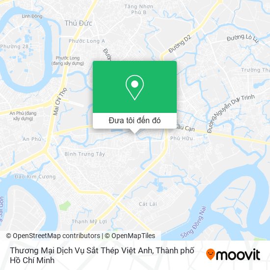 Bản đồ Thương Mại Dịch Vụ Sắt Thép Việt Anh