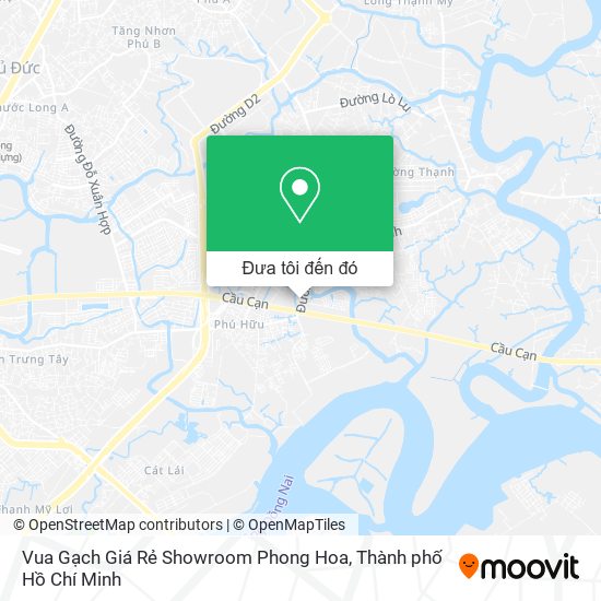 Bản đồ Vua Gạch Giá Rẻ Showroom Phong Hoa