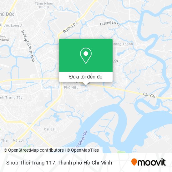 Bản đồ Shop Thoi Trang 117
