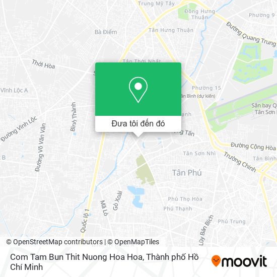 Bản đồ Com Tam Bun Thit Nuong Hoa Hoa