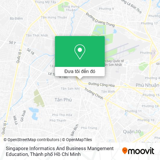 Bản đồ Singapore Informatics And Business Mangement Education