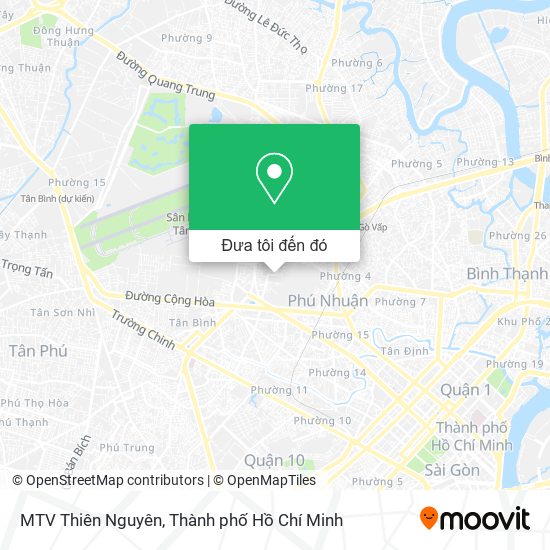 Bản đồ MTV Thiên Nguyên
