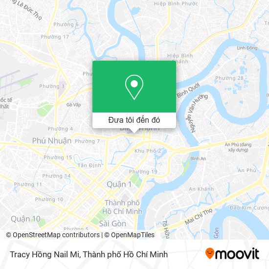 Bản đồ Tracy Hồng Nail Mi
