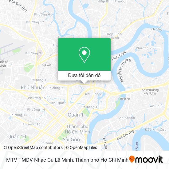 Bản đồ MTV TMDV Nhạc Cụ Lê Minh