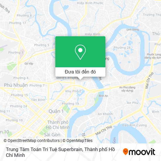 Bản đồ Trung Tâm Toán Trí Tuệ Superbrain