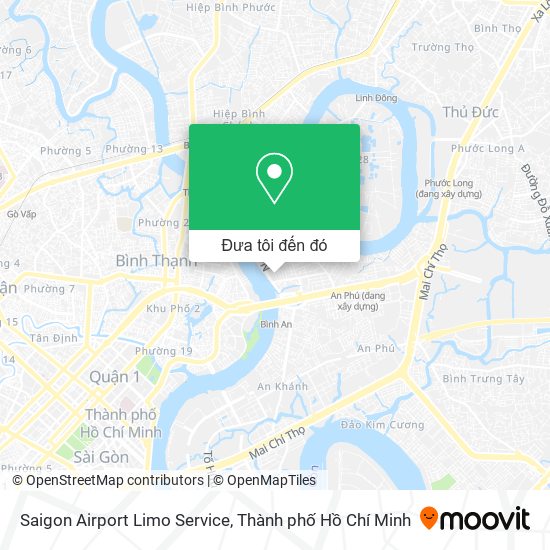 Bản đồ Saigon Airport Limo Service
