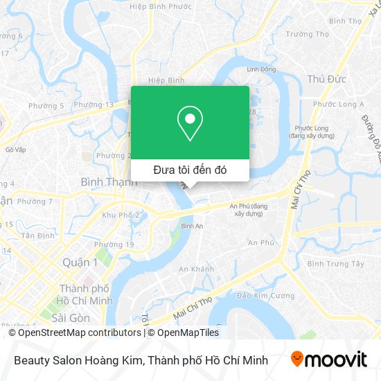 Bản đồ Beauty Salon Hoàng Kim