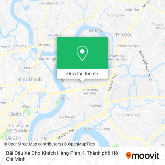 Bản đồ Bãi Đậu Xe Cho Khách Hàng Plan K