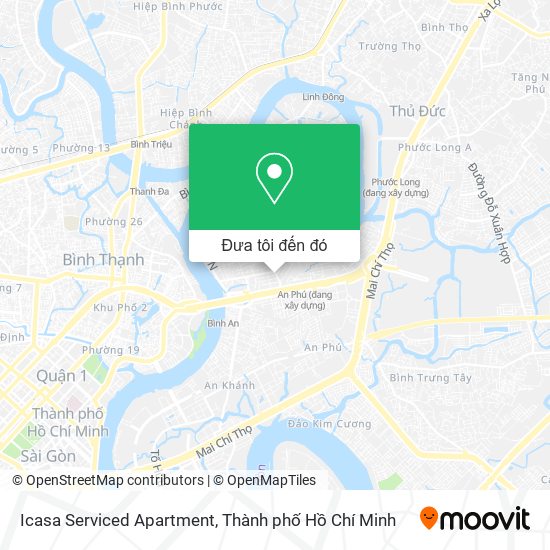 Bản đồ Icasa Serviced Apartment