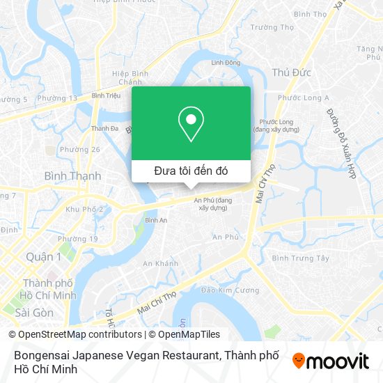 Bản đồ Bongensai Japanese Vegan Restaurant