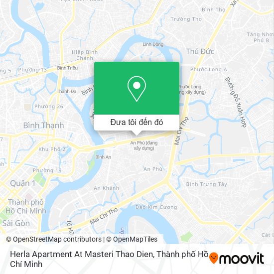 Bản đồ Herla Apartment At Masteri Thao Dien