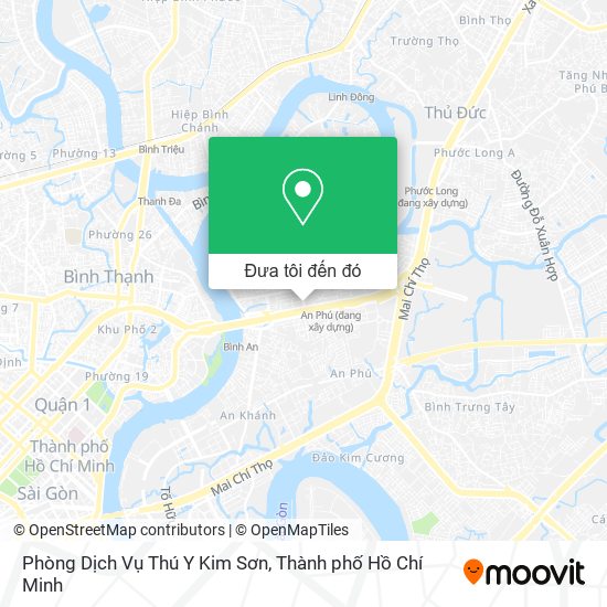 Bản đồ Phòng Dịch Vụ Thú Y Kim Sơn