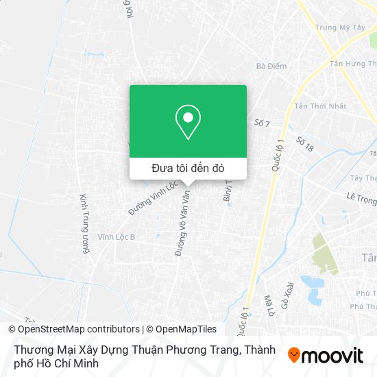 Bản đồ Thương Mại Xây Dựng Thuận Phương Trang