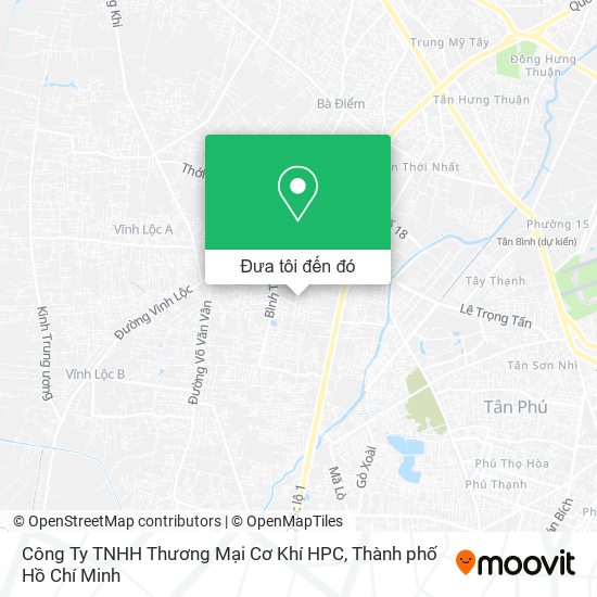 Bản đồ Công Ty TNHH Thương Mại Cơ Khí HPC