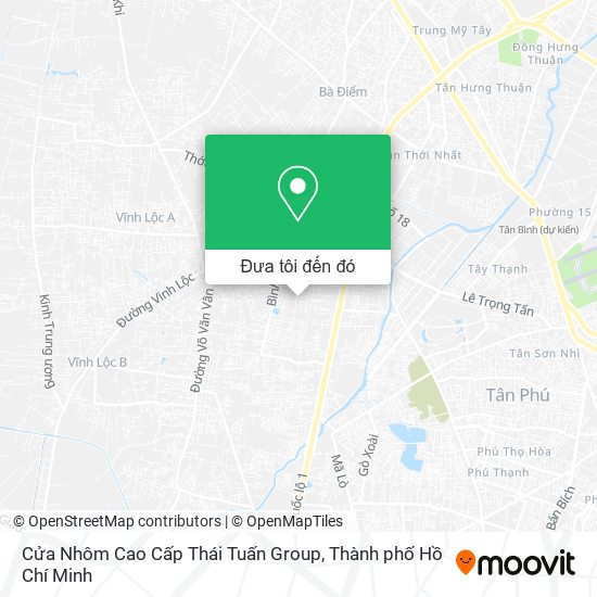 Bản đồ Cửa Nhôm Cao Cấp Thái Tuấn Group