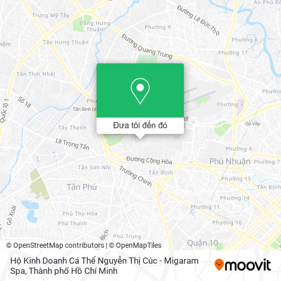 Bản đồ Hộ Kinh Doanh Cá Thể Nguyễn Thị Cúc - Migaram Spa