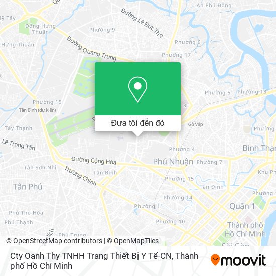 Bản đồ Cty Oanh Thy TNHH Trang Thiết Bị Y Tế-CN