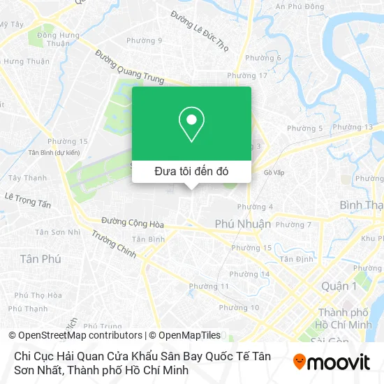 Bản đồ Chi Cục Hải Quan Cửa Khẩu Sân Bay Quốc Tế Tân Sơn Nhất