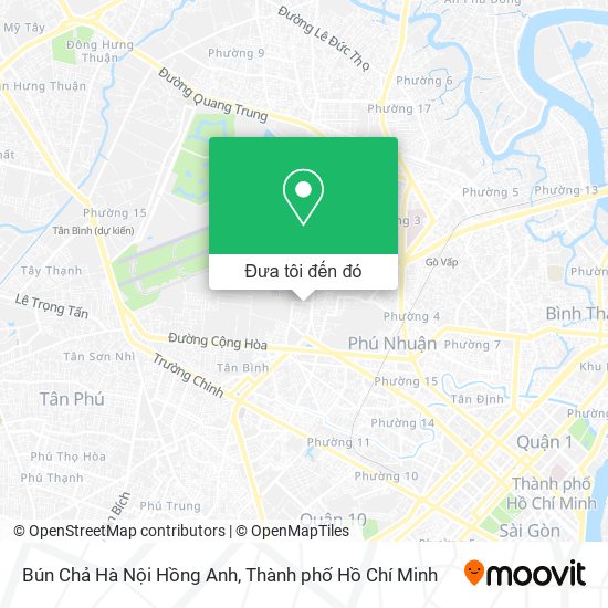 Bản đồ Bún Chả Hà Nội Hồng Anh