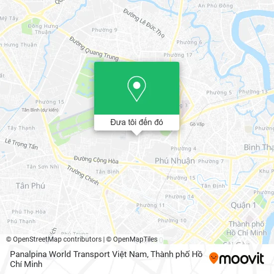Bản đồ Panalpina World Transport Việt Nam