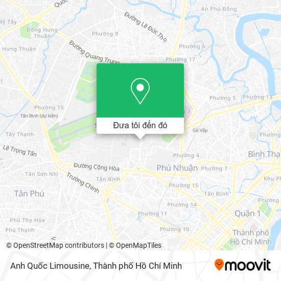 Bản đồ Anh Quốc Limousine