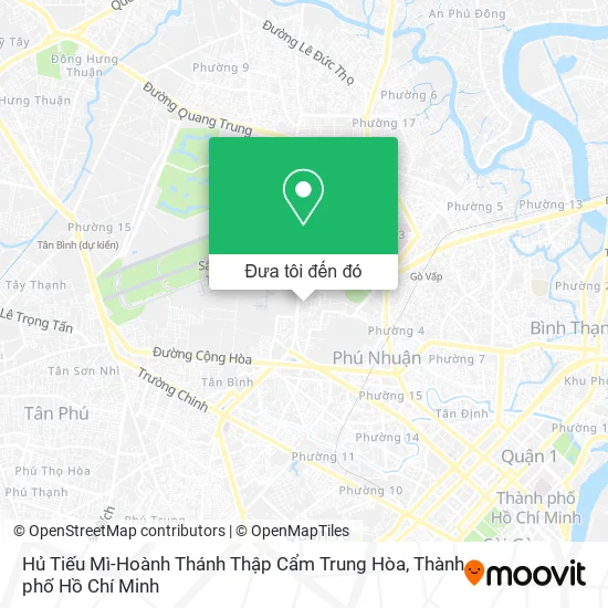 Bản đồ Hủ Tiếu Mì-Hoành Thánh Thập Cẩm Trung Hòa
