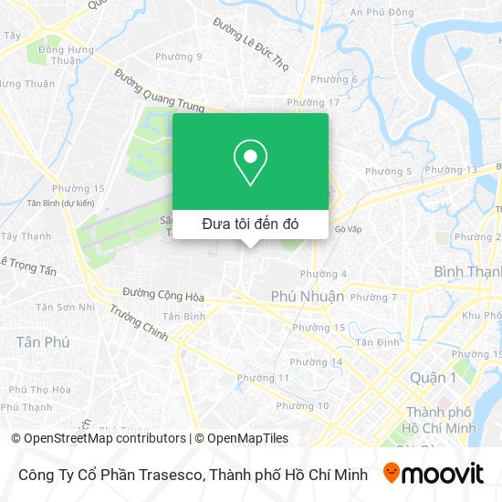 Bản đồ Công Ty Cổ Phần Trasesco
