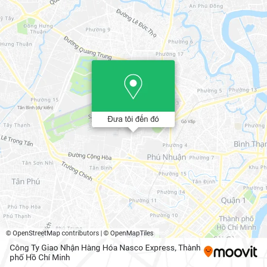 Bản đồ Công Ty Giao Nhận Hàng Hóa Nasco Express