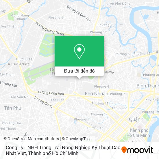 Bản đồ Công Ty TNHH Trang Trại Nông Nghiệp Kỹ Thuật Cao Nhật Việt