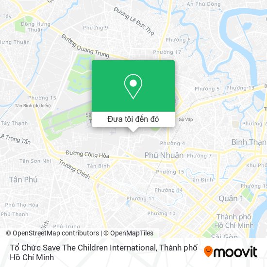 Bản đồ Tổ Chức Save The Children International