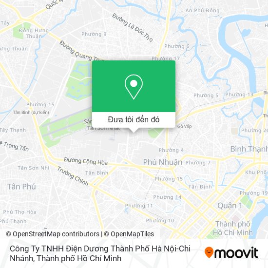 Bản đồ Công Ty TNHH Điện Dương Thành Phố Hà Nội-Chi Nhánh