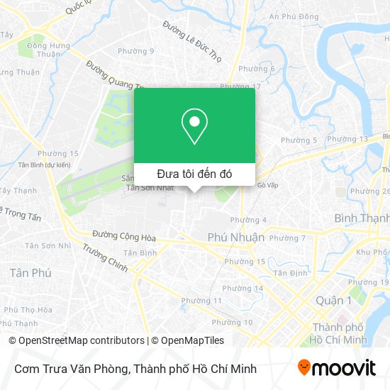 Bản đồ Cơm Trưa Văn Phòng