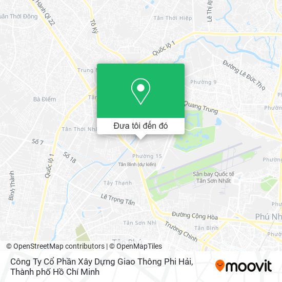 Bản đồ Công Ty Cổ Phần Xây Dựng Giao Thông Phi Hải