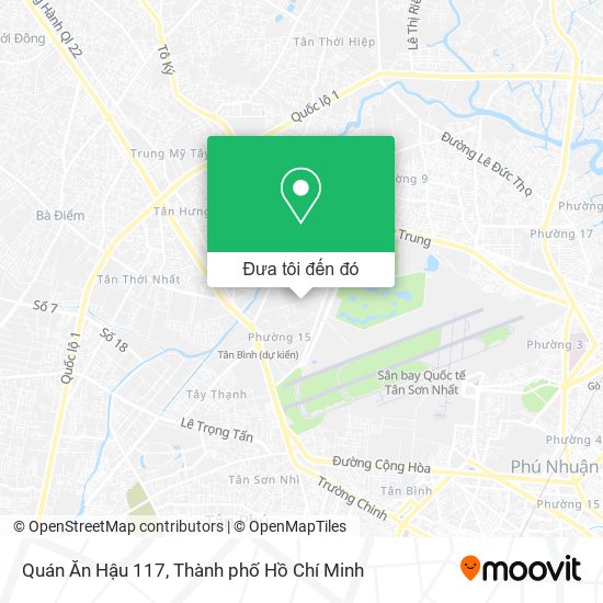 Bản đồ Quán Ăn Hậu 117
