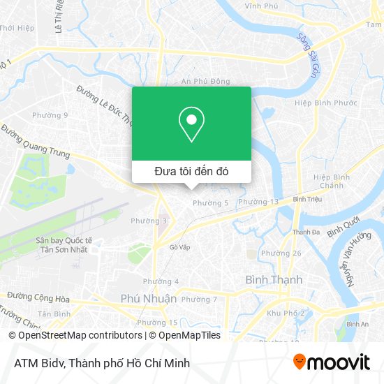 Bản đồ ATM Bidv