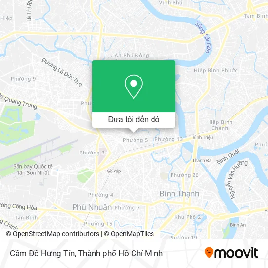 Bản đồ Cầm Đồ Hưng Tín