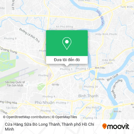 Bản đồ Cửa Hàng Sữa Bò Long Thành