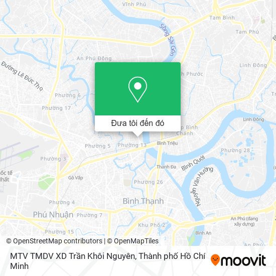 Bản đồ MTV TMDV XD Trần Khôi Nguyên
