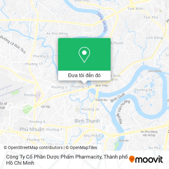 Bản đồ Công Ty Cổ Phần Dược Phẩm Pharmacity